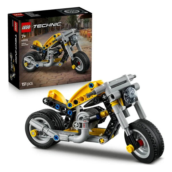Lego 42225 Technic Sarı Motosiklet - Görsel 2