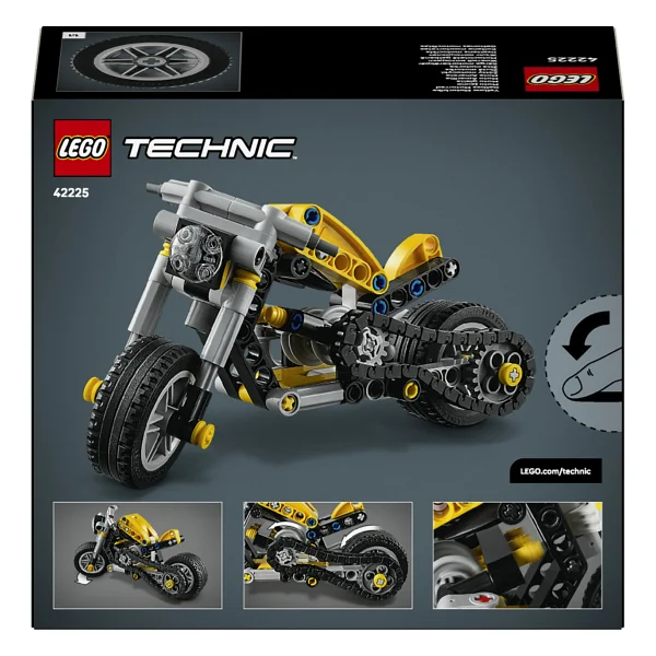 Lego 42225 Technic Sarı Motosiklet - Görsel 5