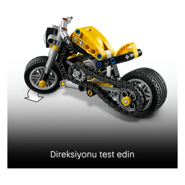 Lego 42225 Technic Sarı Motosiklet - Görsel 7