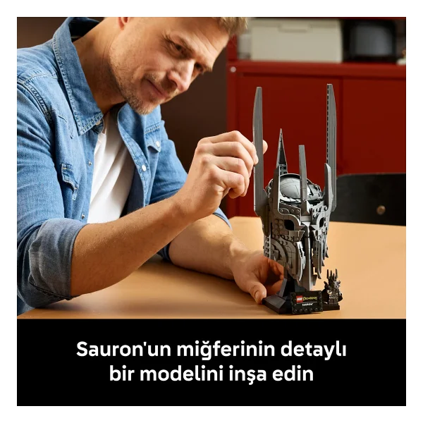 Lego 11373 Icons Yüzüklerin Efendisi Sauron'un Miğferi - Görsel 6