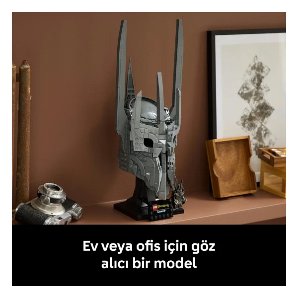 Lego 11373 Icons Yüzüklerin Efendisi Sauron'un Miğferi - Görsel 9