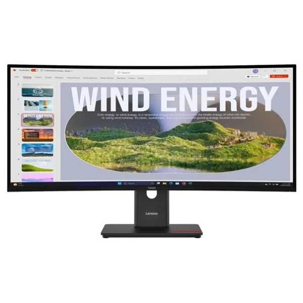 Lenovo Thinkvision T34wd-40 64aegar1tk 34" 4 Ms Wqhd Curved 120 Hz Monitör - Görsel 2