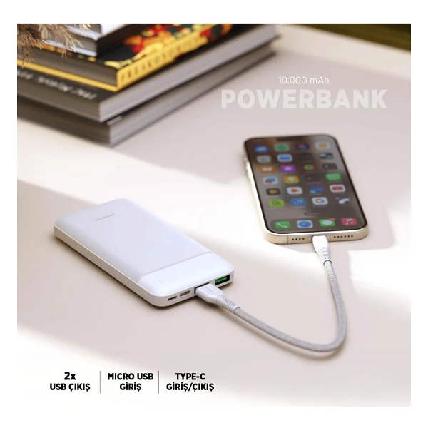 Polosmart Pbs150 10.000 mAh Powerbank - Görsel 3