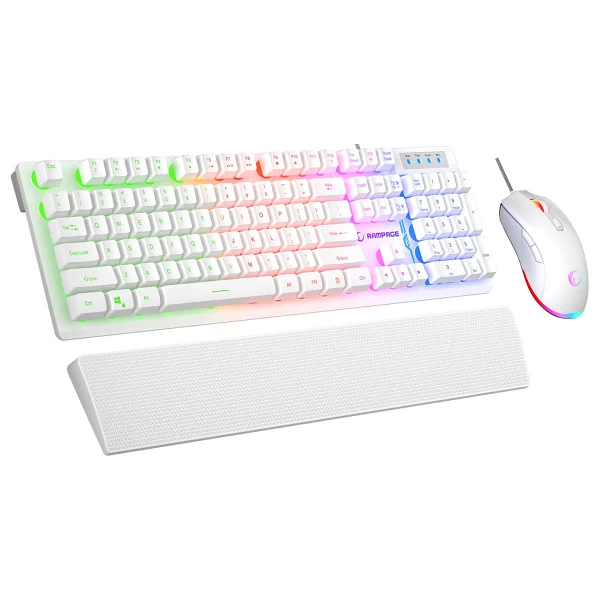 Rampage Km-Rx7 Fortuna V2 Kablolu Oyuncu Klavye Mouse Seti - Görsel 2
