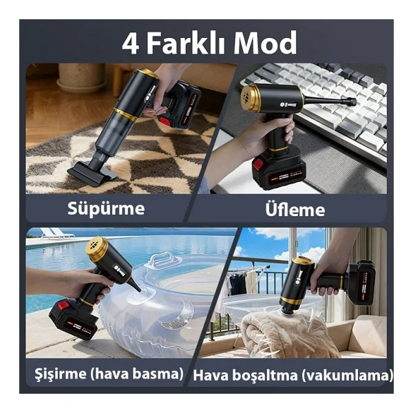Ezere St-6609c Üflemeli Araç Süpürgesi - Görsel 6