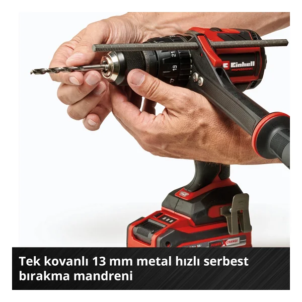 Einhell Tp-CD 18/120 Li Bl + Tp-Ag 12/125 F Li Bl (4,0 Ah Akü Ve Şarj Cihazı Ve Çanta Dahildir) - Görsel 6