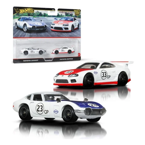 Hot Wheels Premium Car Culture Toyota 2000 Gt Ve Toyota Supra 2'li Araba Seti Hbl96-Jbl03 - Görsel 8