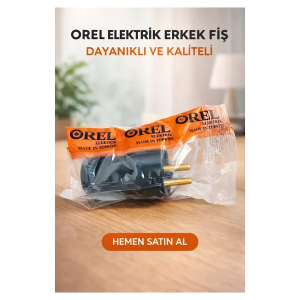 Orel 3x25 Kauçuk Trifaze Fiş - Görsel 3