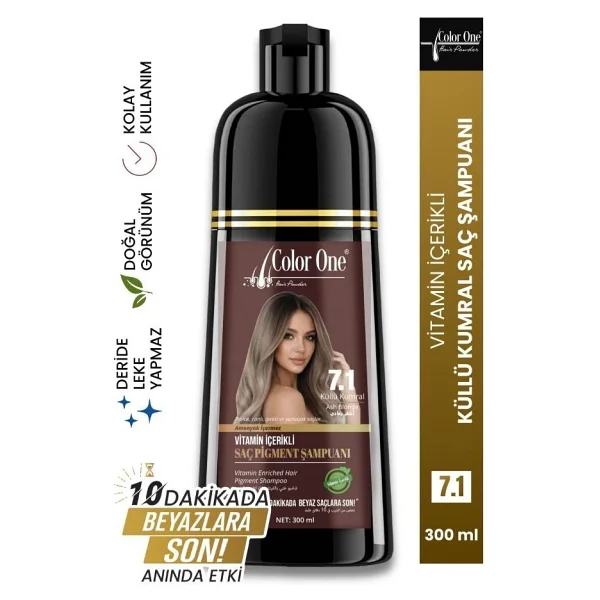 Jaja 7.1 Küllü Kumral Beyaz Kapatıcı 300 Ml Şampuan - Görsel 7