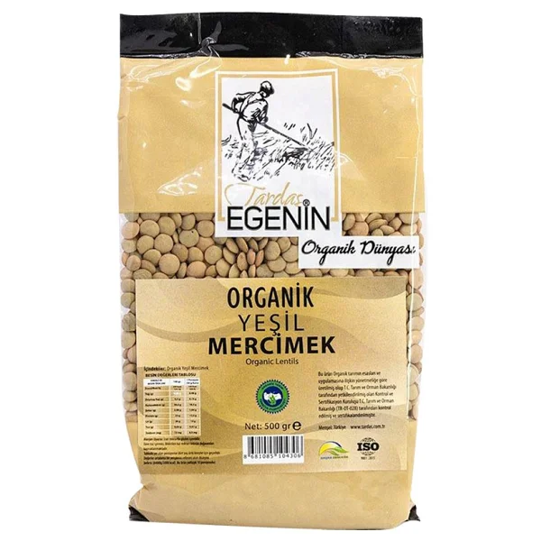 Tardaş Egenin Organik Yeşil Mercimek 500 Gr - Görsel 5