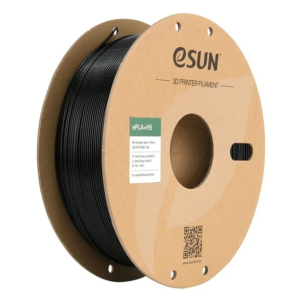 Esun Pla-Hs Siyah Filament 1.75mm 1kg - Yüksek Hız Uyumlu Pla+ - Görsel 6