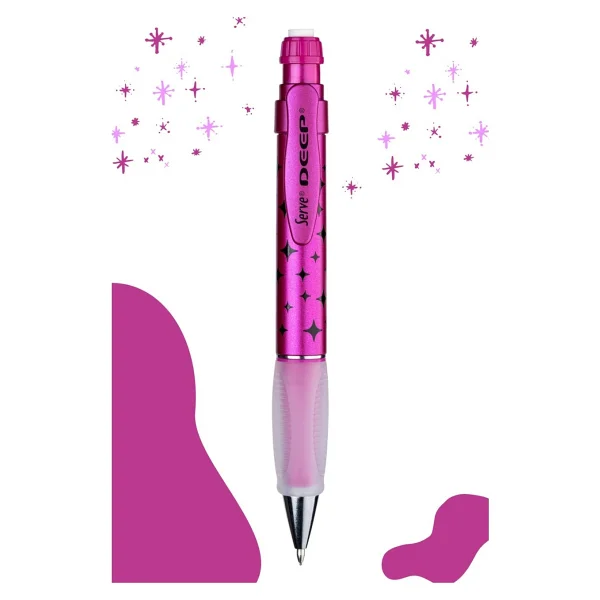 Serve Deep Uzay Temalı Metalik Pembe 0.7 Mm Uçlu Kalem - Görsel 8