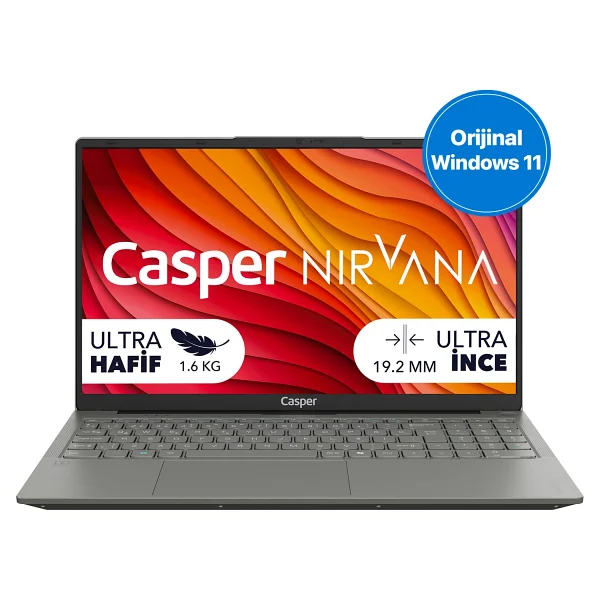 Casper Nirvana X650.1362-Df00r-G-F İ7-13620h 32 GB 1 TB SSD UHD Graphics 15.6" Full HD Notebook - Görsel 9