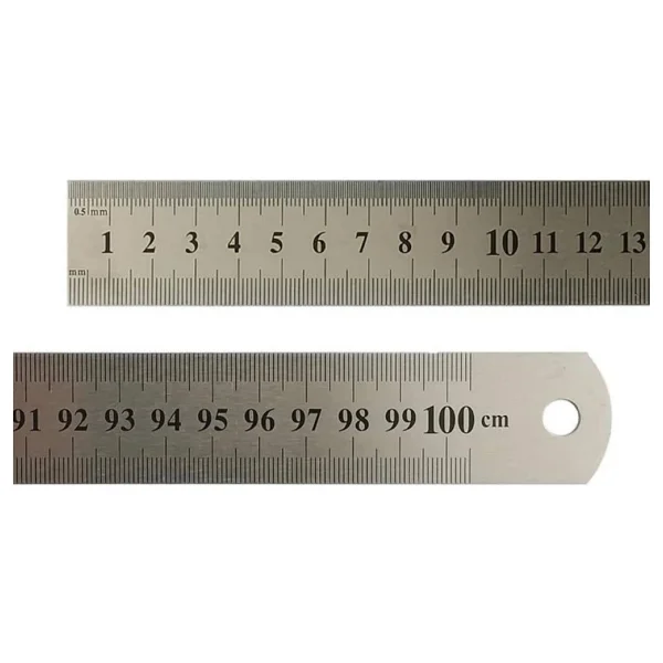 Rubenis Jr-100 Standart 100 Cm Çelik Cetvel - Görsel 2