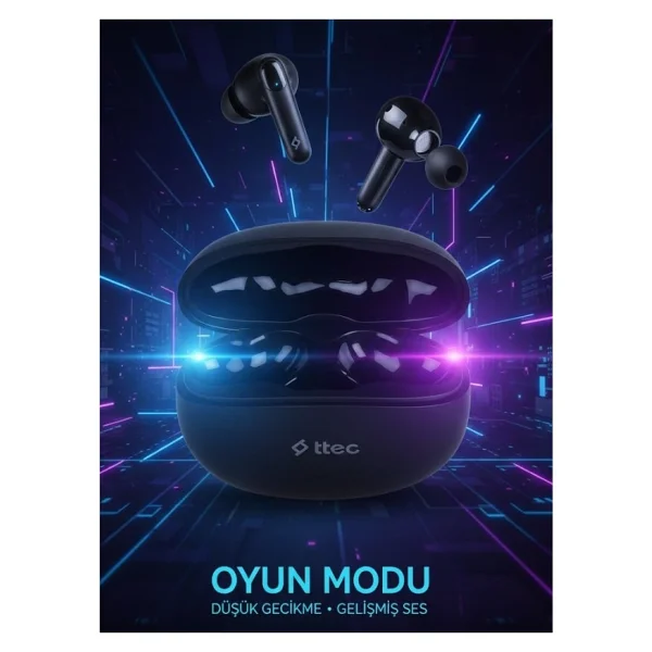 Ttec Airbeat Switch 2km152s TWS Siyah Kulak İçi Bluetooth Kulaklık - Görsel 8
