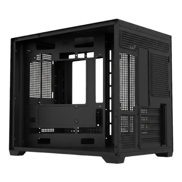 Revenge Siyah Terranova Kumandalı 6 RGB Fanlı Midi Tower Cam Panel Gaming Oyuncu Boş Bilgisayar Kasası - Görsel 2