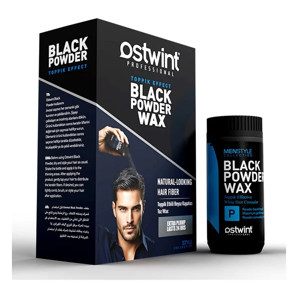 Ostwint Professional Siyahlaştırıcı Şekil Verici Topik Etkili Pudra Wax 20 Gr - Görsel 8