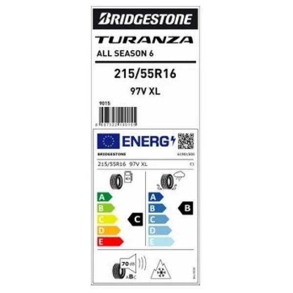 Bridgestone Turanza All Season 6 215/55 R16 97v XL 4 Mevsim Lastik - 2026 - Görsel 2