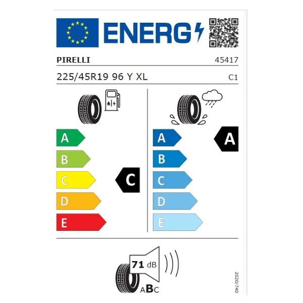 Pirelli Cinturato C3 225/45 R19 96y XL Yaz Lastiği - 2025 - Görsel 2