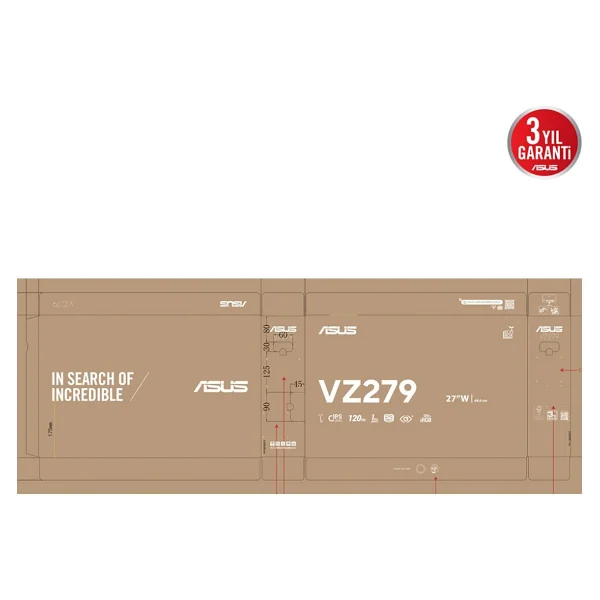 Asus Vz279hg 27" 1 Ms Full HD Ips 120 Hz Oyuncu Monitörü - Görsel 7