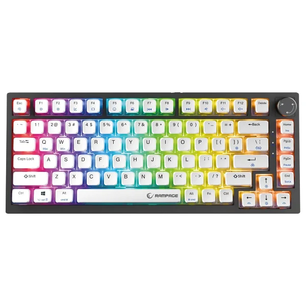 Rampage Zenith Pro RGB Tkl Gateron Magnetic Switch Kablolu Mekanik Oyuncu Klavyesi - Görsel 5