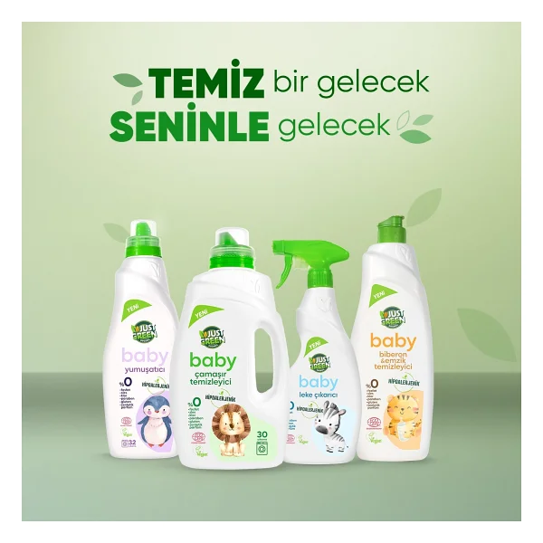 Just Green Organic Baby Çamaşır Deterjanı 1500 Ml - Görsel 6