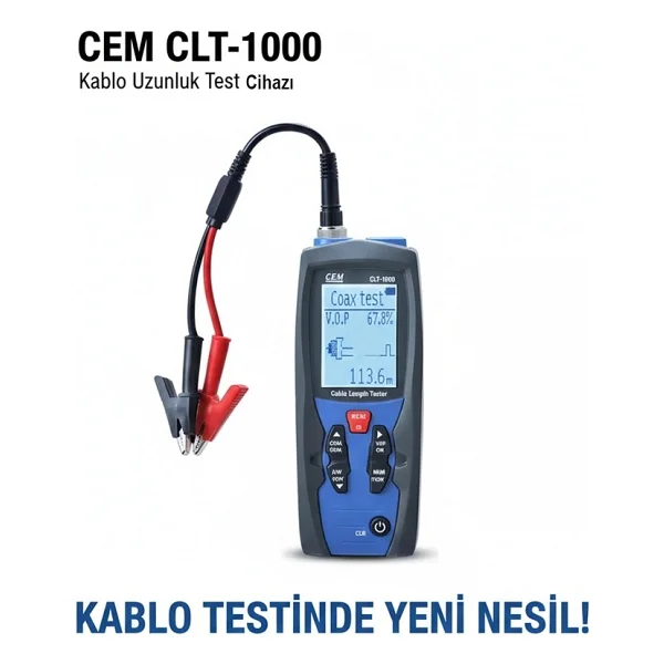 Cem Clt-1000 Kablo Test Cihazı - Görsel 3