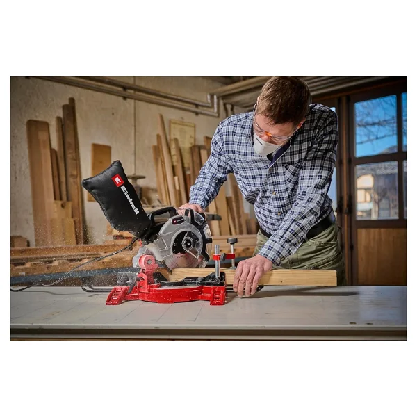 Einhell Gönye Testere Tc-Ms 2112 (Max. 1.600 W, 5.000 Devir/Dakika, Yüksek Kaliteli Hm Dişli Testere - Görsel 2