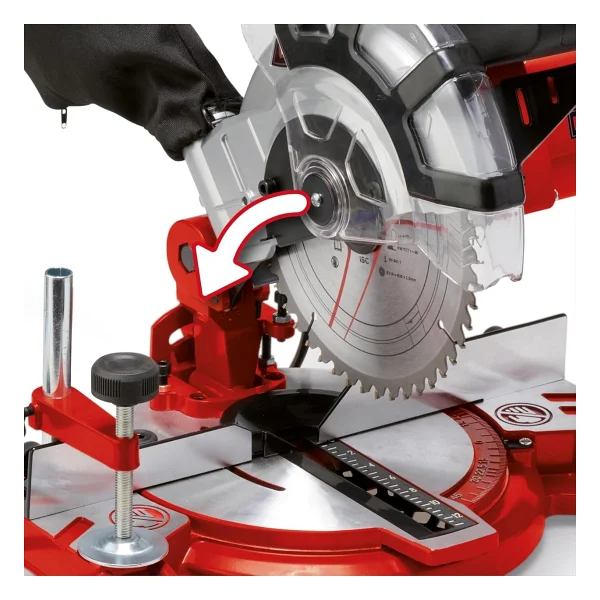 Einhell Gönye Testere Tc-Ms 2112 (Max. 1.600 W, 5.000 Devir/Dakika, Yüksek Kaliteli Hm Dişli Testere - Görsel 4
