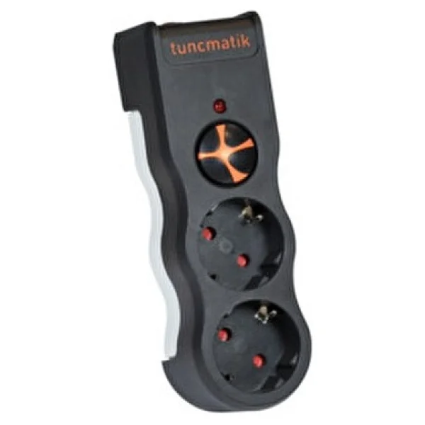 Tunçmatik Powersurge 2 Tsk5081 525 Joule Kablosuz Siyah 2'li Akım Korumalı Priz - Görsel 6