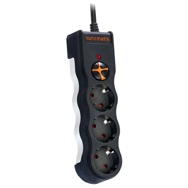 Tunçmatik Powersurge 2 Tsk5081 525 Joule Kablosuz Siyah 2'li Akım Korumalı Priz - Görsel 4