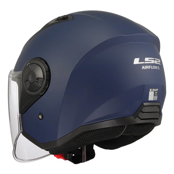 Ls2 Airflow 2 Mat Navy Mavi Açık Motor Kaskı - Görsel 3