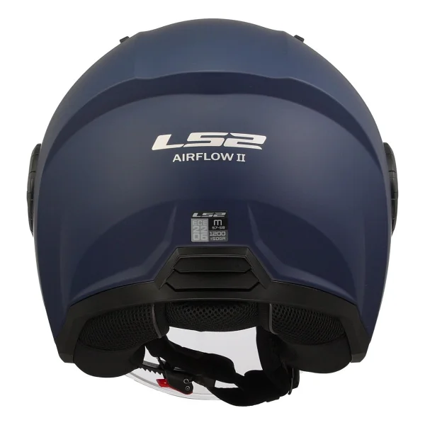 Ls2 Airflow 2 Mat Navy Mavi Açık Motor Kaskı - Görsel 4