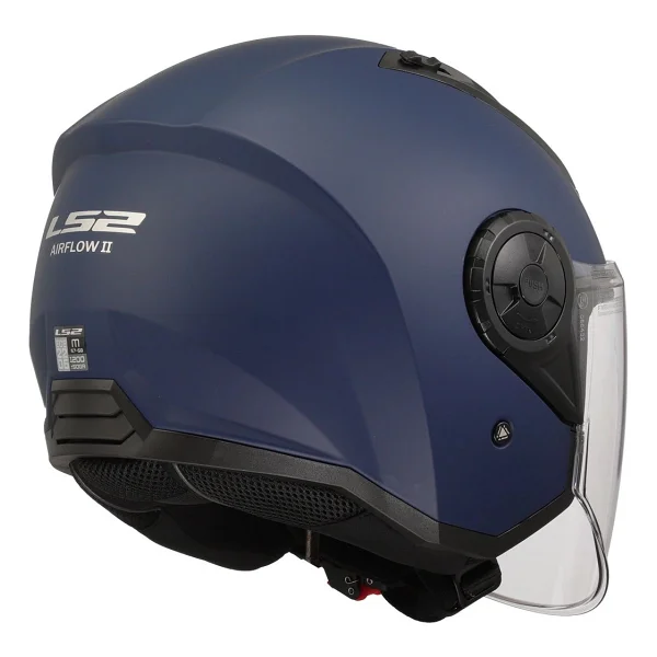 Ls2 Airflow 2 Mat Navy Mavi Açık Motor Kaskı - Görsel 5