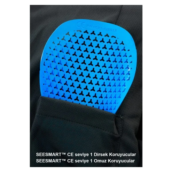 Revit Torque 2 H2o Erkek Gri-Kırmızı 3 Mevsim Motosiklet Montu - Görsel 4
