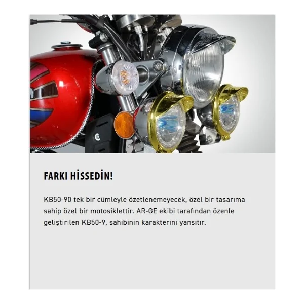 Kuba Kb50-9 Chopper 50 Cc Motosiklet - Görsel 2