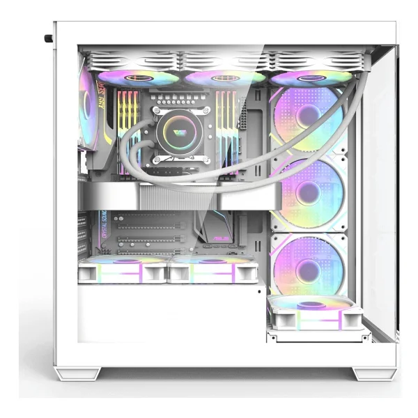 Aıgo Ds900 Beyaz 850w 80+ Bronze Argb Mid Tower Kasa - Görsel 4