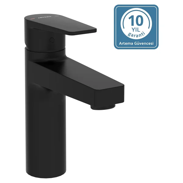 Artema Shift T30 A4368936 Yüksek Mat Siyah Lavabo Bataryası - Görsel 8