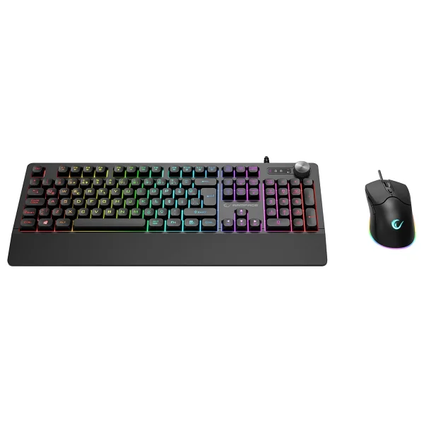 Rampage Jazzy V2 Km-9858 RGB Kablolu Oyuncu Klavye Mouse Seti - Görsel 5