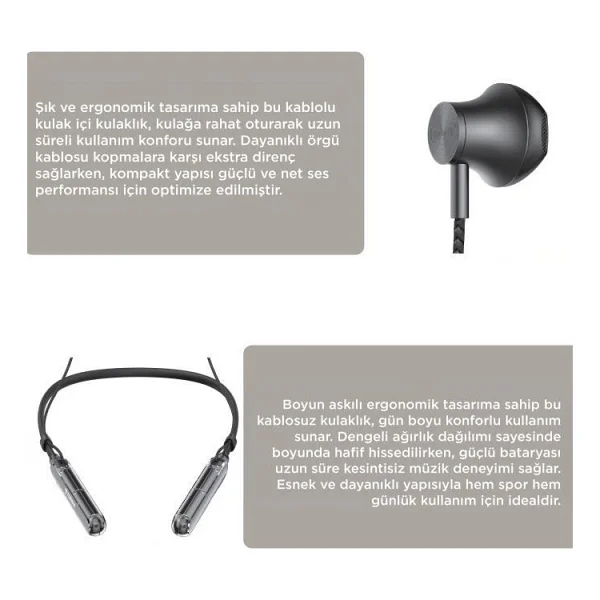 Torima Tb09 Boyun Askılı Kulak İçi Bluetooth Kulaklık - Görsel 3