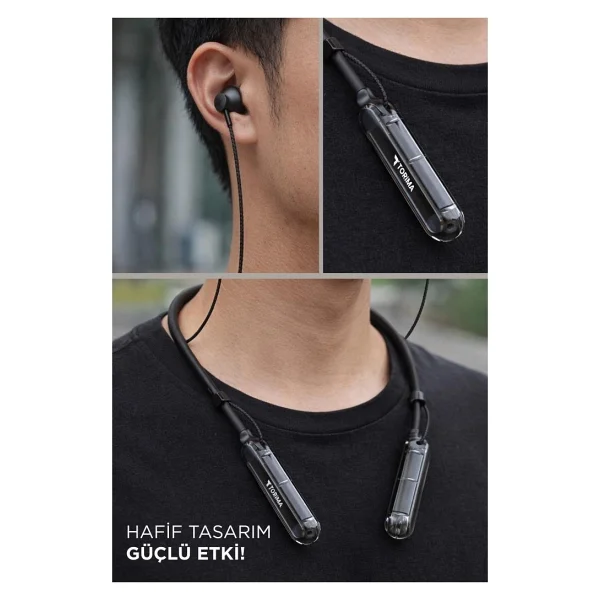 Torima Tb09 Boyun Askılı Kulak İçi Bluetooth Kulaklık - Görsel 4