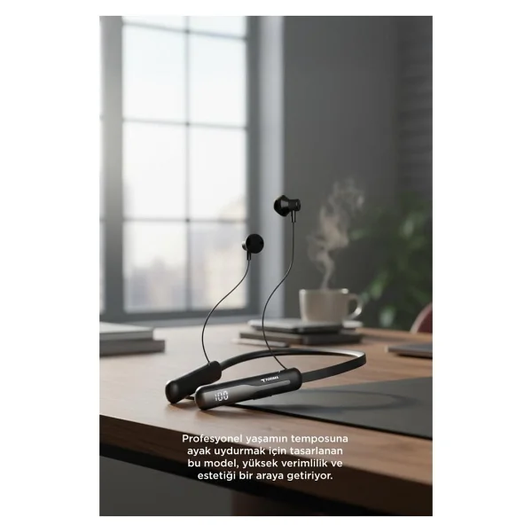 Torima Tb12 Boyun Askılı Kulak İçi Bluetooth Kulaklık - Görsel 4