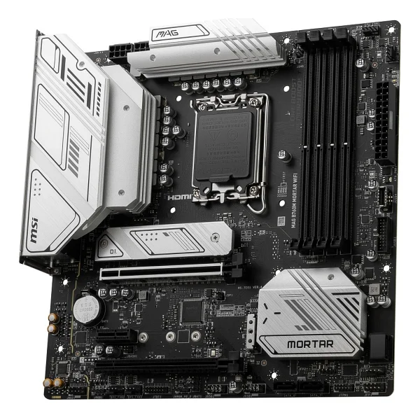 Msı Mag B760m Mortar Wi-Fi Intel Lga1700 DDR5 Micro Atx Anakart - Görsel 4