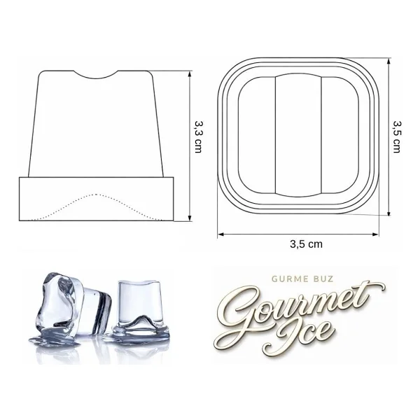 Iceinox 50 Kg/Gün Kendinden Hazneli Gurme Buz Makinesi - Ice 50 - Görsel 8