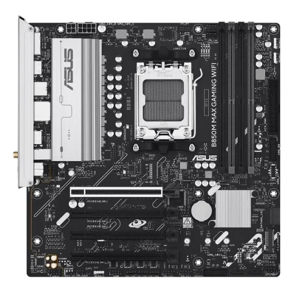Asus B850m Max Gaming Wi-Fi AMD Am5 DDR5 Micro Atx Anakart - Görsel 7