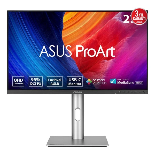 Asus Proart Pa278cfrv 27" 5 Ms 2k Pivot Ips 100 Hz Monitör - Görsel 7