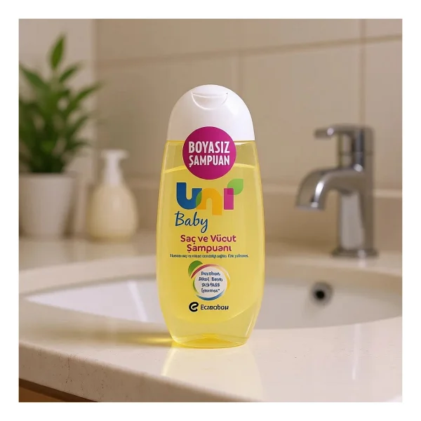 Uni Baby Saç Ve Vücut Şampuanı 200 Ml - Görsel 5