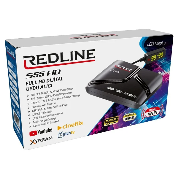 Redline S55 Wi-Fi Uydu Alıcısı - Görsel 6