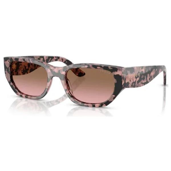 Vogue Vo5586s 315014 Pink Tortoise-Brown Kadın Güneş Gözlüğü - Görsel 6