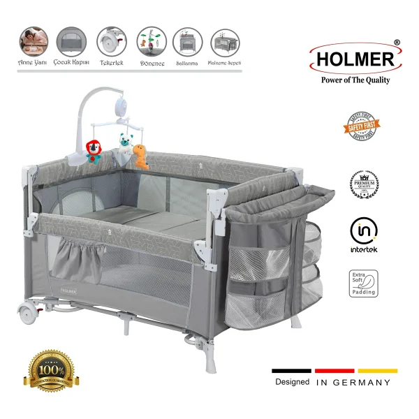 Holmer Kids Maxi Comfort Coolstyle Deluxe Park Yatak - Görsel 9